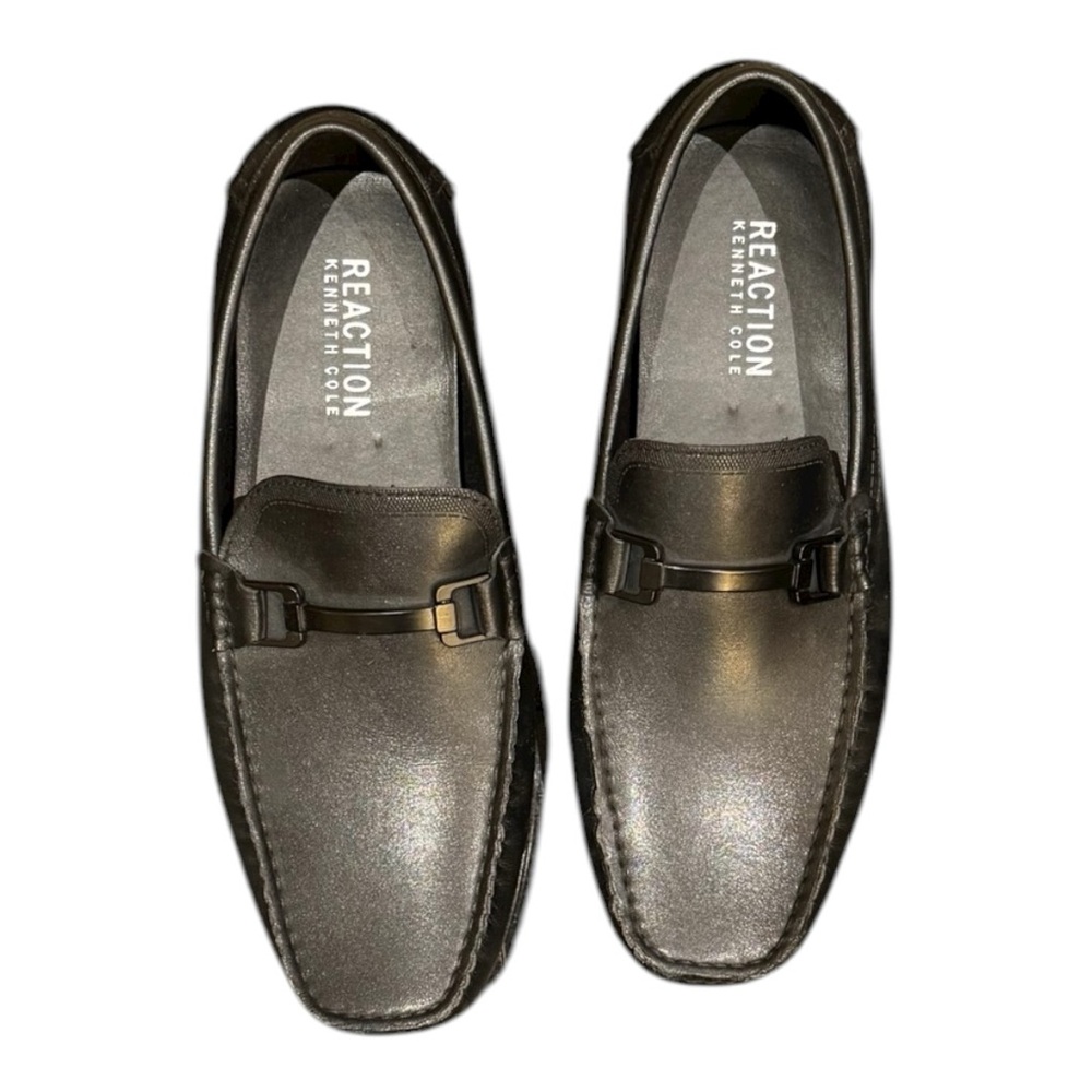🆕Brand new KENNETH COLE REACTION Sound Driver black Loafers  size 10